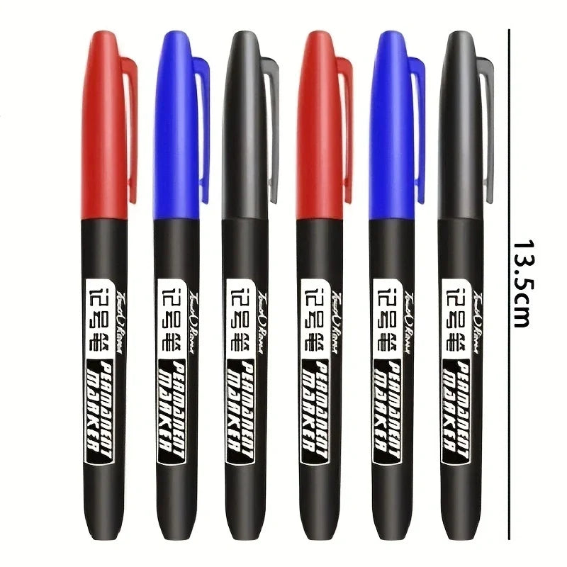Permanent Markers 6pcs - Outta Office Supplies