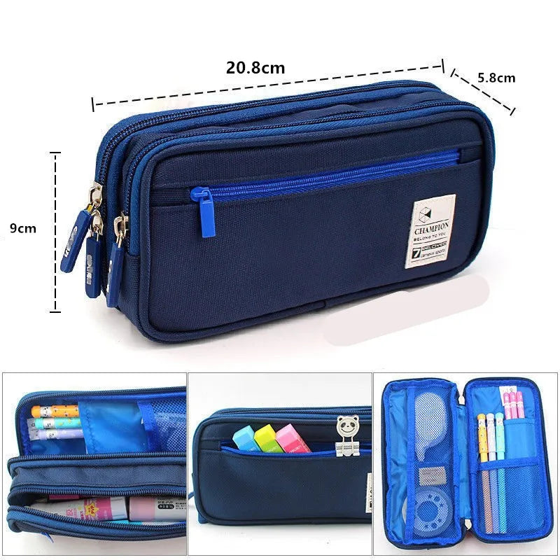 Multi-compartment pencil case - Outta Office Supplies